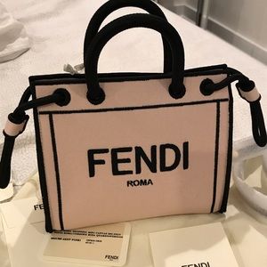 Fendi canvas mini bag